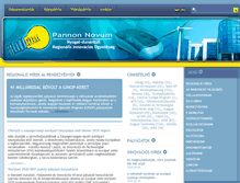 Tablet Screenshot of pannonnovum.hu